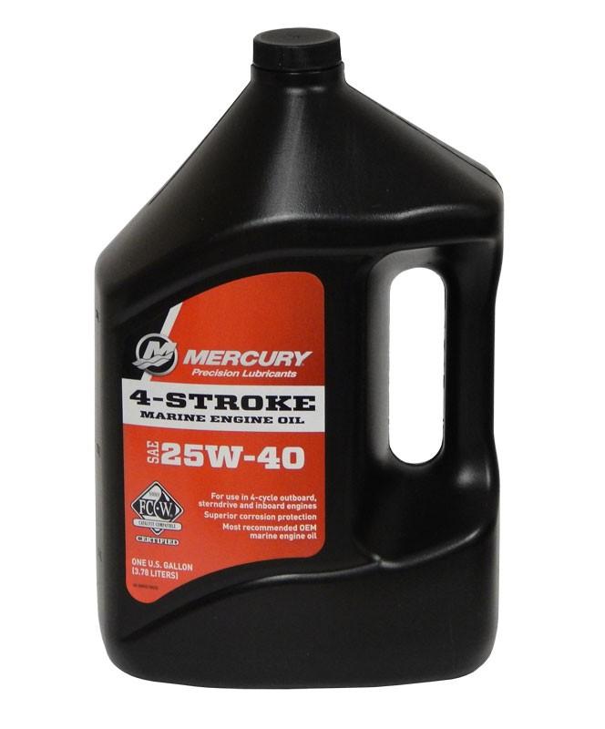 Mercury 4 Stroke 25W-40 Oil - 3.78L