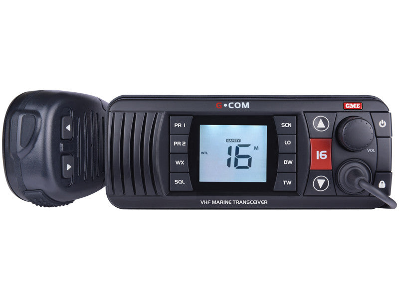 GME - GX700B VHF Marine Radio - Black