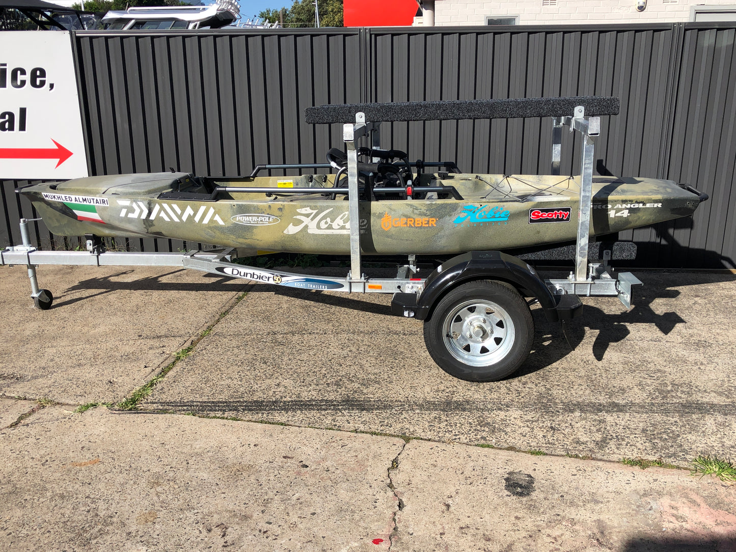 Dunbier - Kayak Trailer 4m-13
